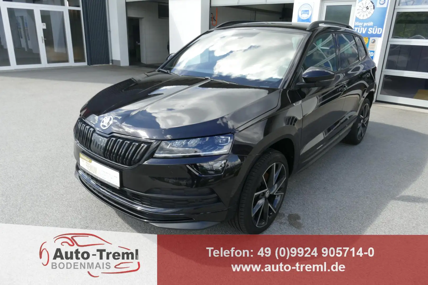 Skoda Karoq Sportline 2.0 TDI DSG 150 PS 4x4 AHK Navi 19"Al... Noir - 1