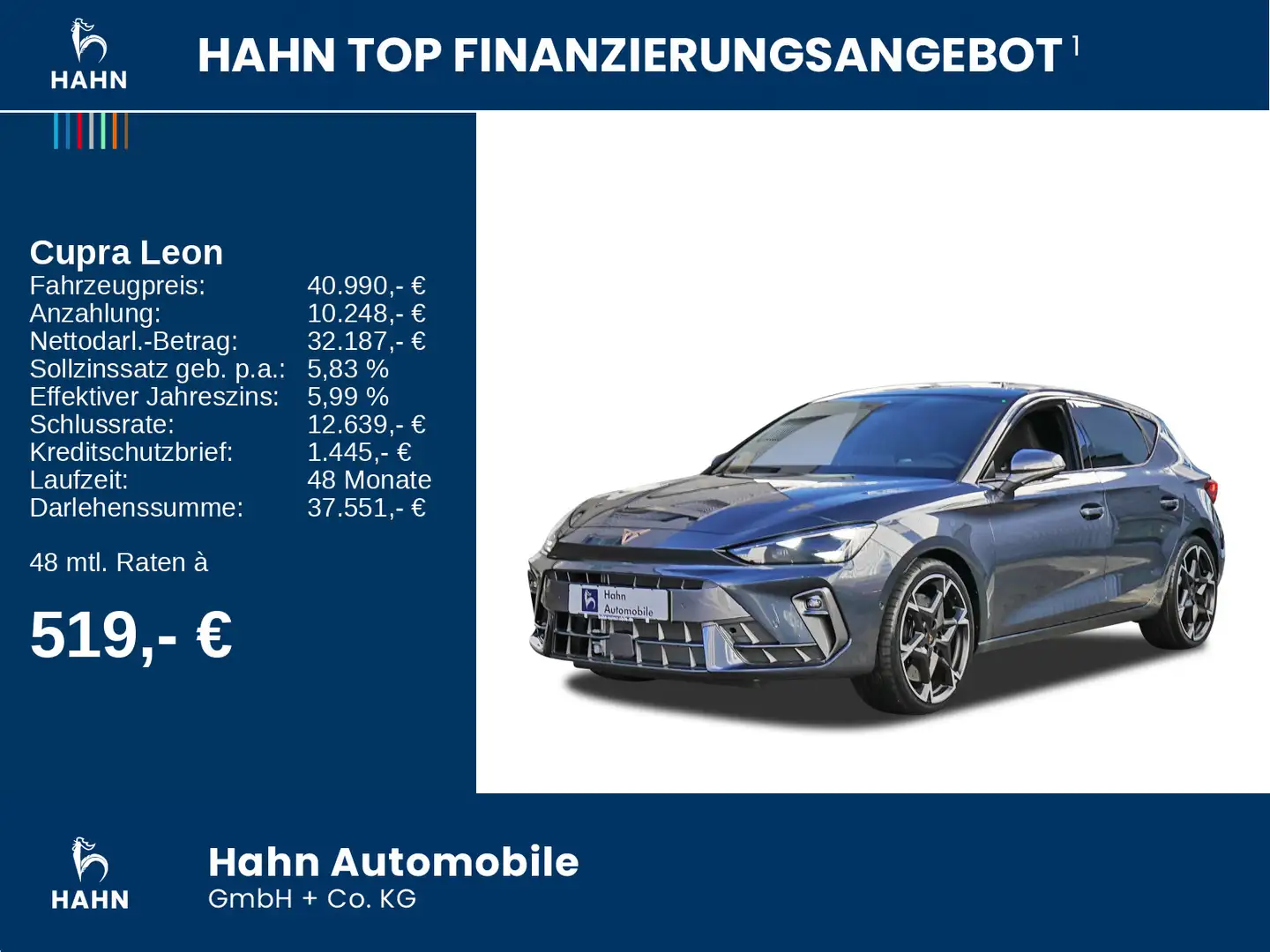 CUPRA Leon VZ 2.0TSI 300PS DSG*AHK*Sennheiser* Grijs - 2