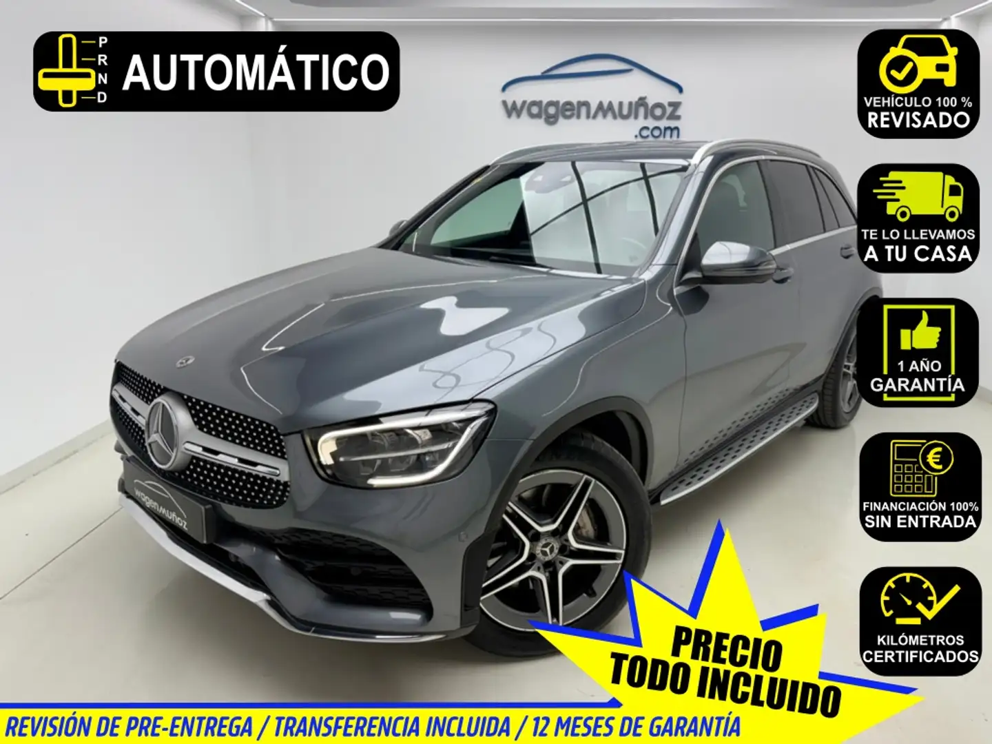 Mercedes-Benz GLC 200 200d 4Matic 9G-Tronic Gris - 1