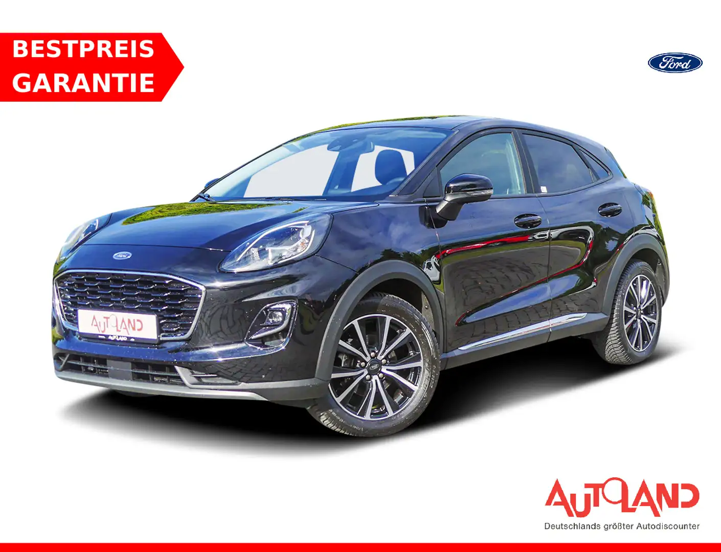 Ford Puma 1.0 M-Hybrid Titanium Design LED Klimaaut. Negro - 1