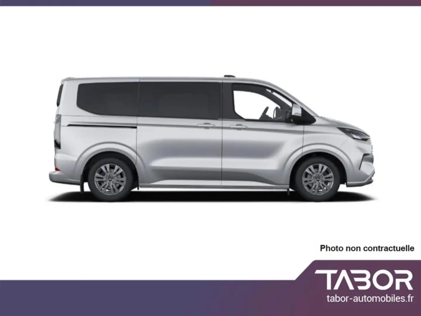 Ford Tourneo Custom 2.0 TDCi 170 Aut Tit 320 L1 Plateado - 2
