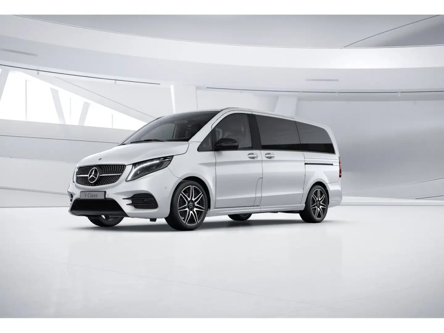Mercedes-Benz V 300 d 4MATIC EXCLUSIVE Lang 6 Sitze Pano Navi Weiß - 1
