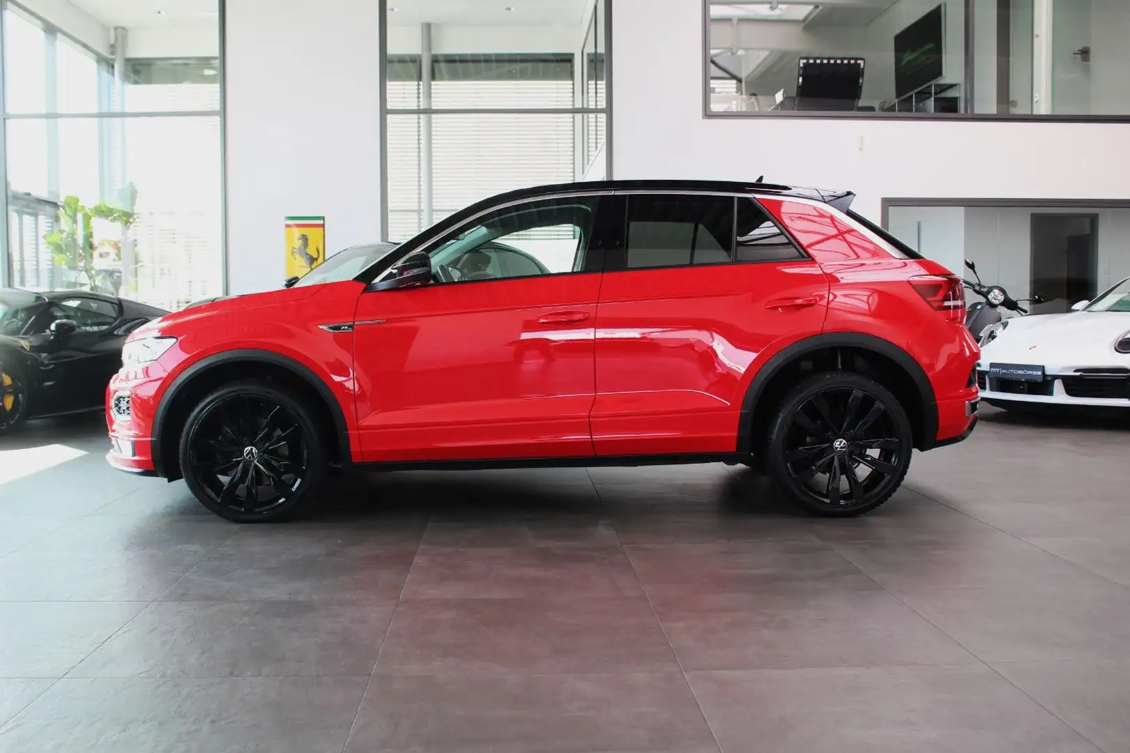 Volkswagen T-Roc T-ROC 2.0 TDI *R-LINE* 1.HAND/LED/VIRTUAL/R-CAM Rot - 2