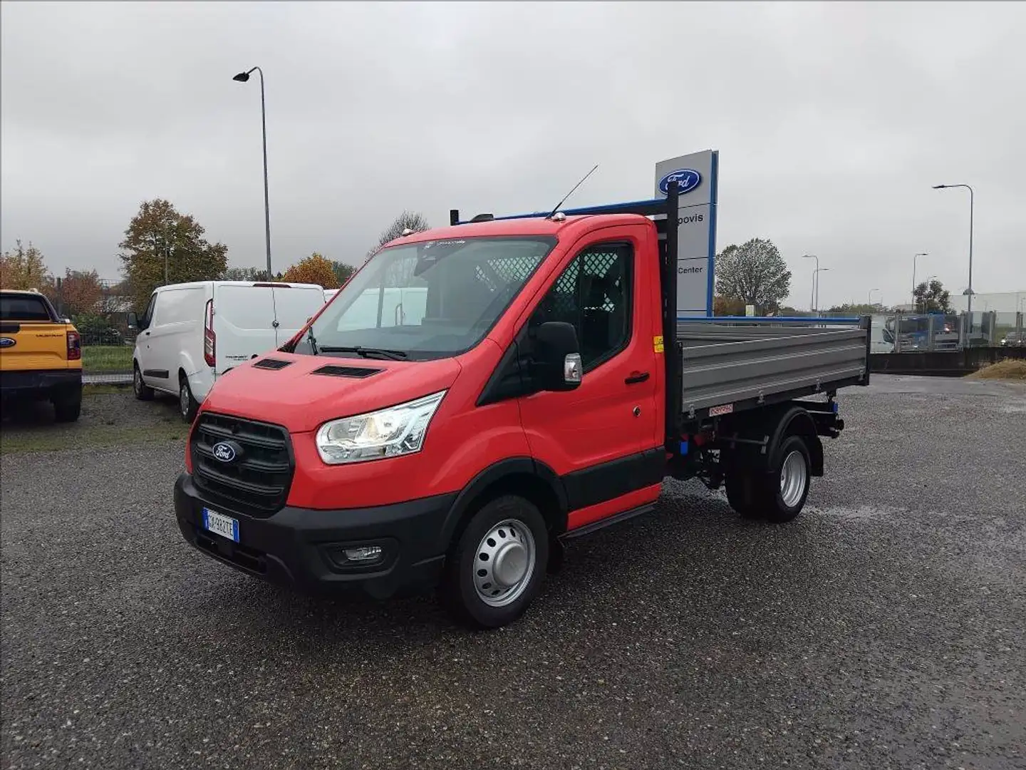 Ford Transit 350 tr.post. 2.0 tdci 165cv trend L1 r.gem. DUE TA Rouge - 2