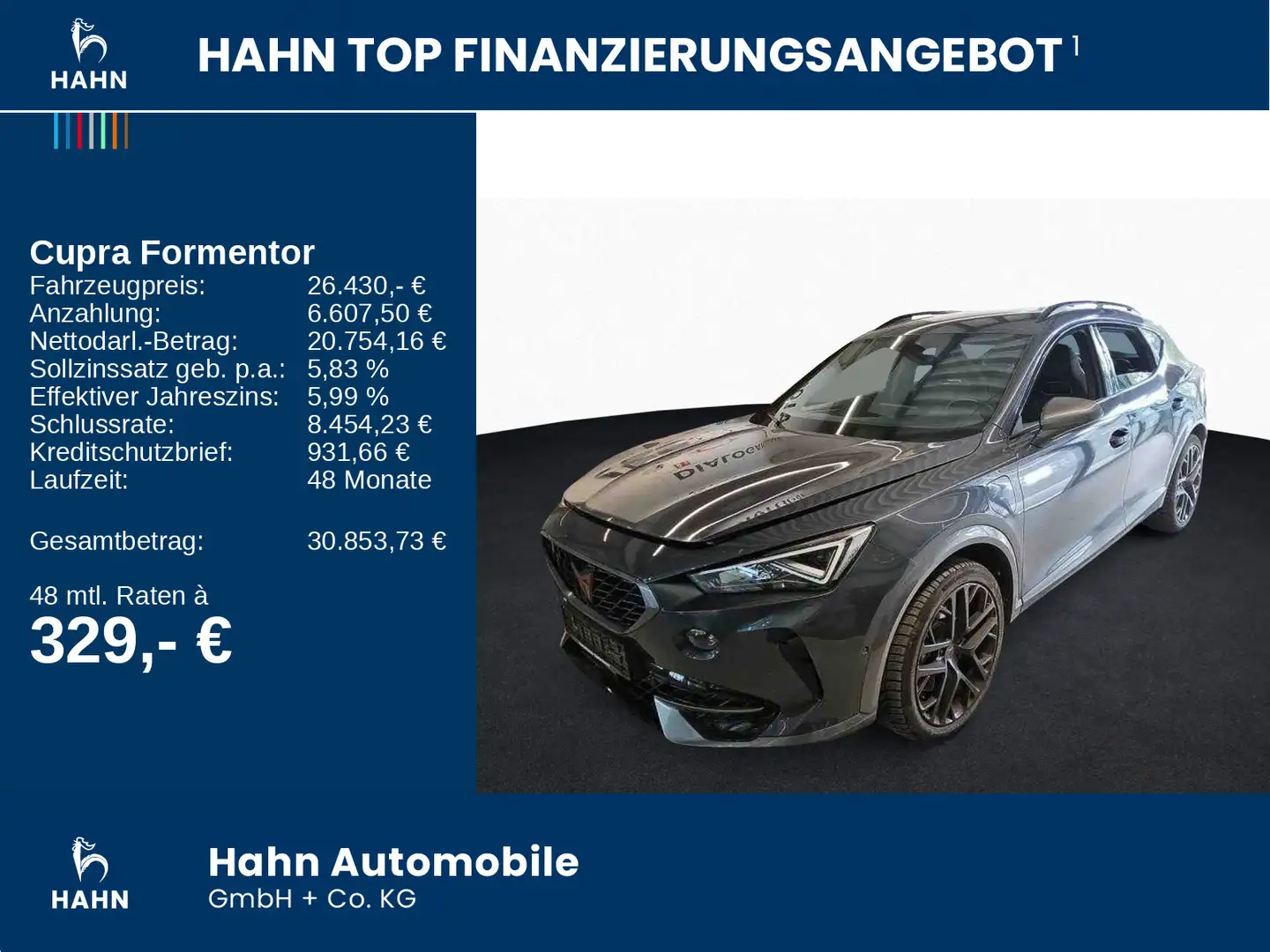 CUPRA Formentor VZ 1.4 e-HYBRID DSG Navi LED CAM ACC Grau - 2