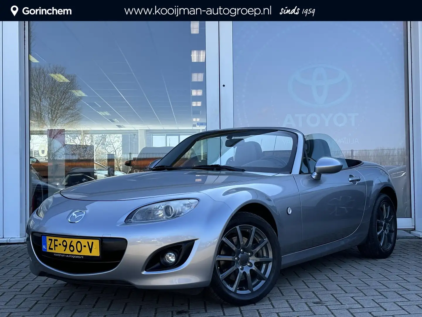 Mazda MX-5 1.8 TS Super leuke cabrio! | Leder interieur | Bos Grijs - 1