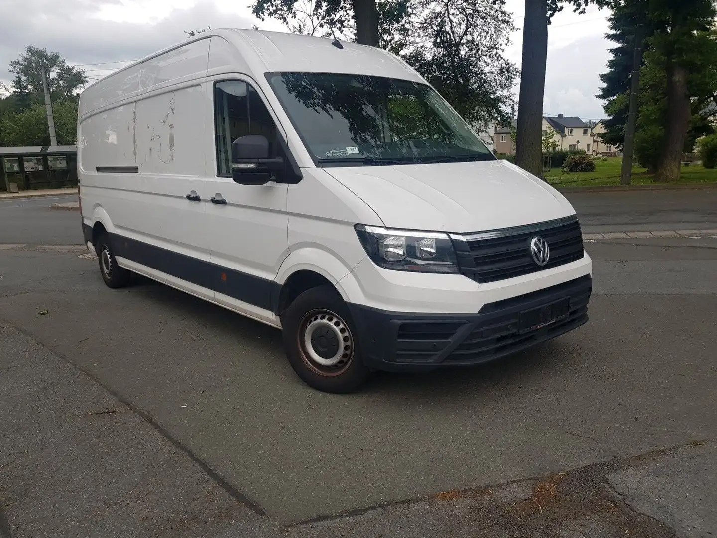 Volkswagen Crafter L4H3 lang hoch 1. Hand netto 11995€ Weiß - 1