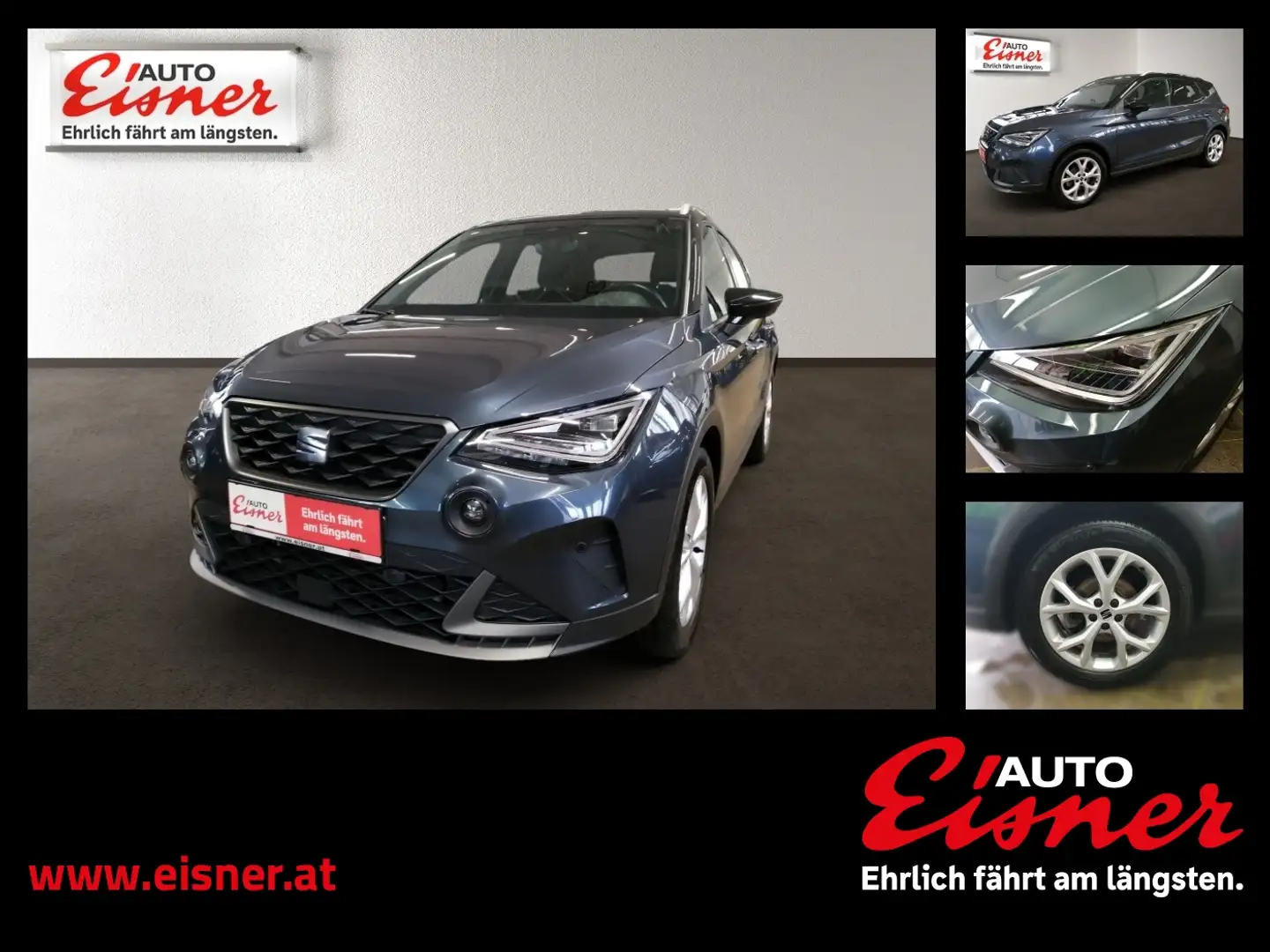SEAT Arona 1.0 TSI DSG Matrix 2xKlima AUT Kam. KlimaA Gris - 1
