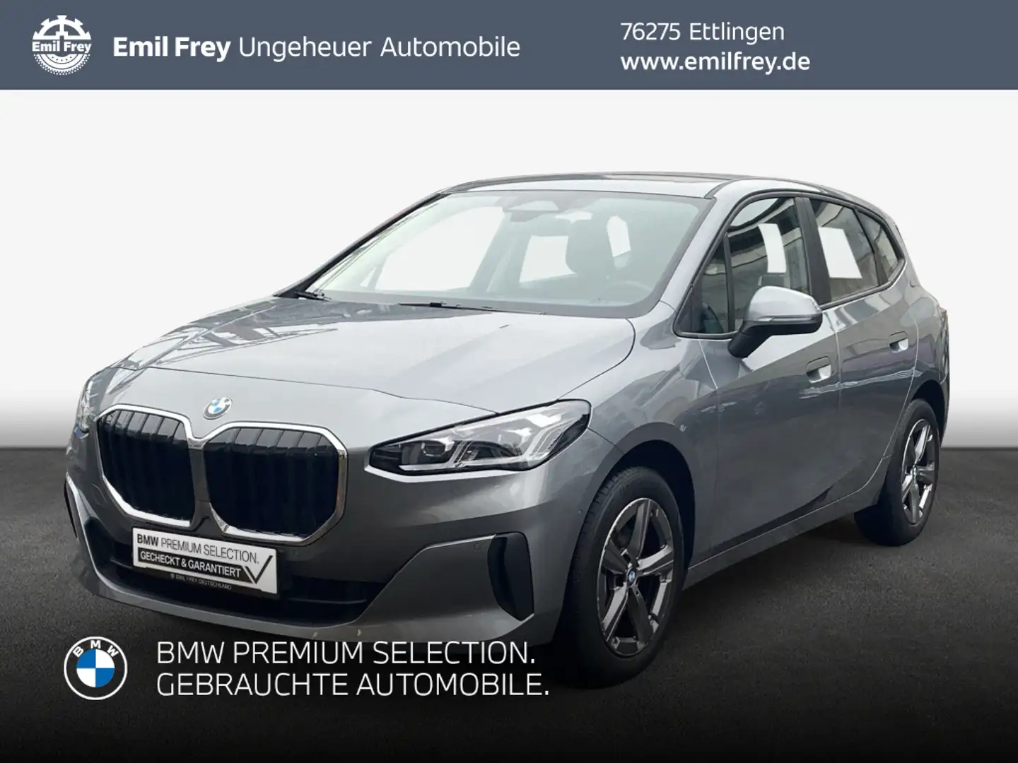 BMW 218 218d Active Tourer Aut. Grau - 1