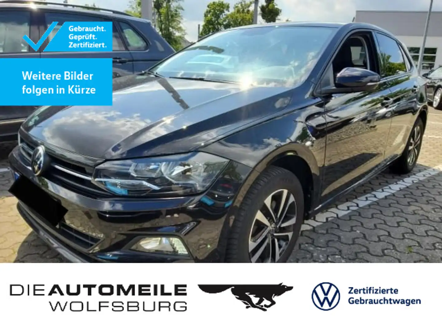 Volkswagen Polo 6 VI 1.0 TSI United Einparkhi/Multilenk/Sit Nero - 1