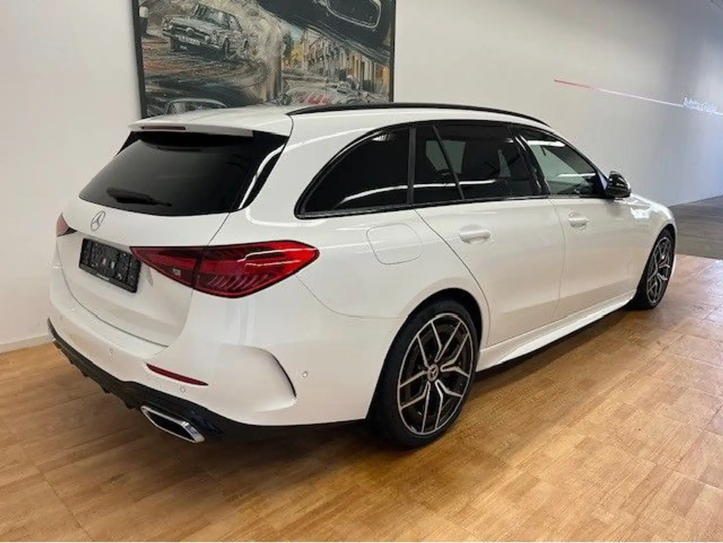 Mercedes-Benz C 300 d T AMG-Line 19 Zoll Night-Paket Weiß - 2