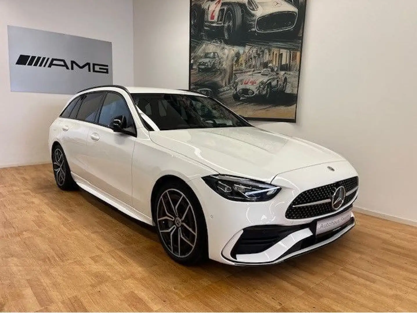 Mercedes-Benz C 300 d T AMG-Line 19 Zoll Night-Paket Weiß - 1