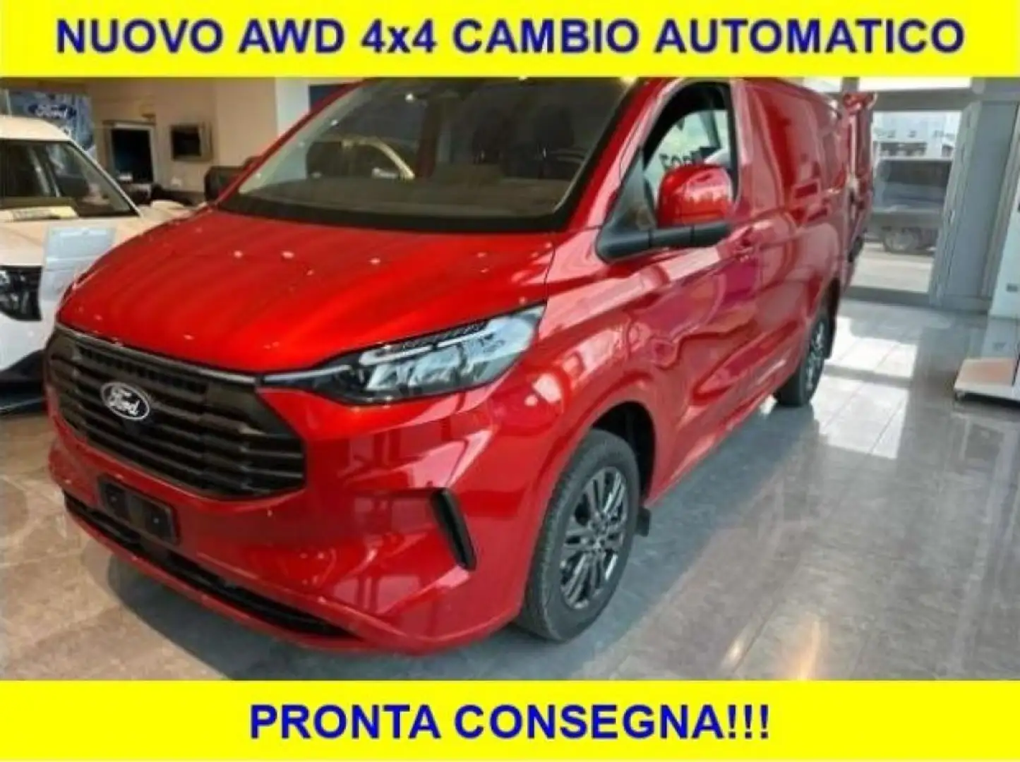 Ford Transit Custom 2.0 EcoBlue 136CV aut. AWD PC Tit. Rosso - 1
