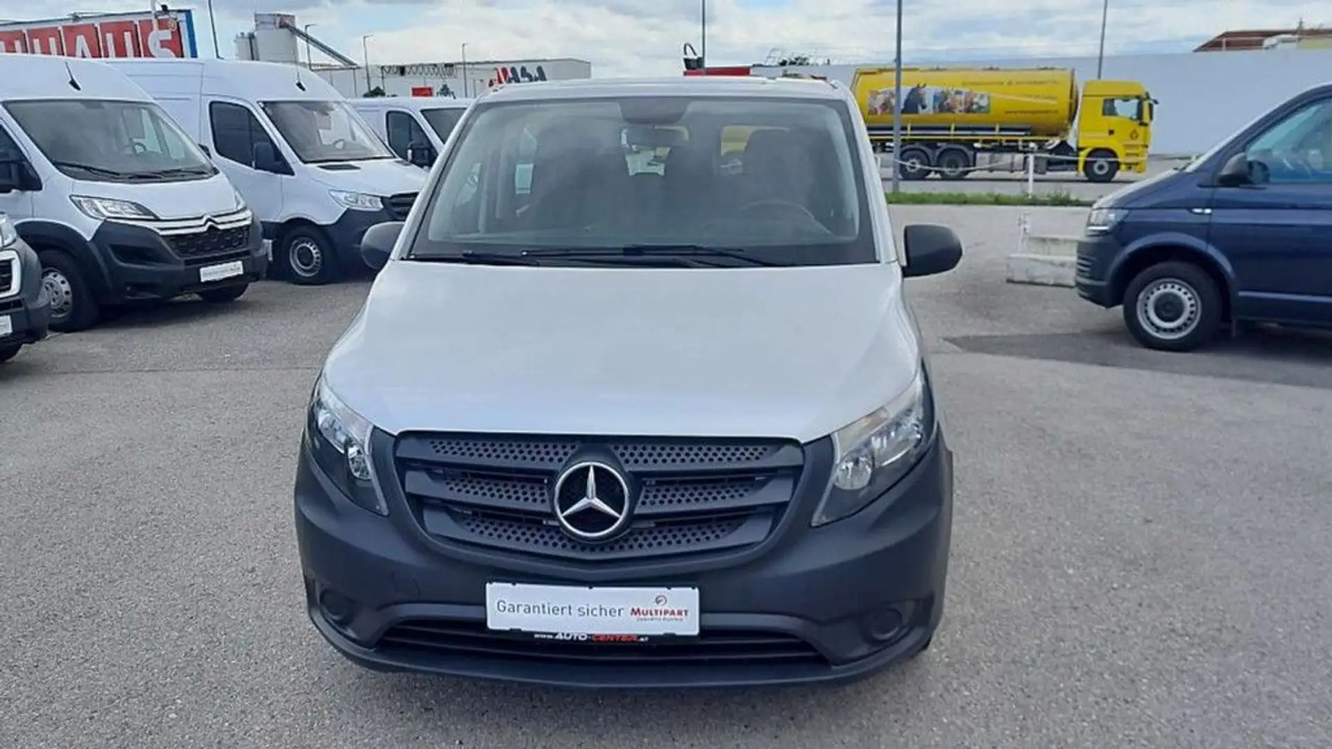 Mercedes-Benz Vito 114 CDI lang Doka ** Netto € 19.990,- ** Silber - 2