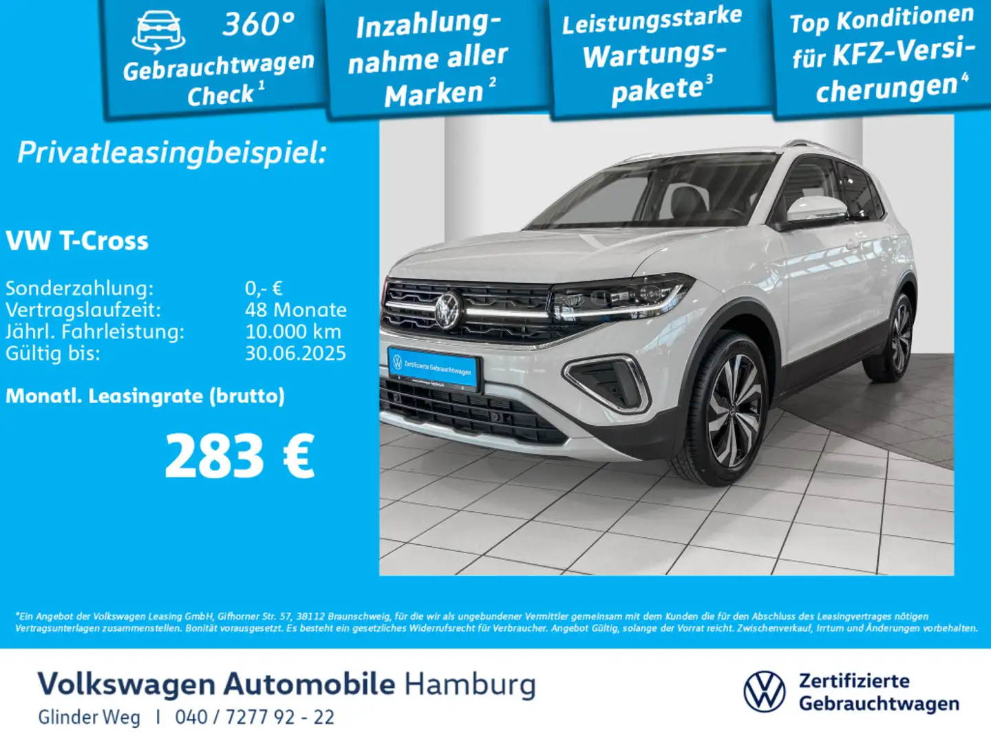 Volkswagen T-Cross 1.0 TSI Style DSG Klima Navi Sitzhzg Wit - 1
