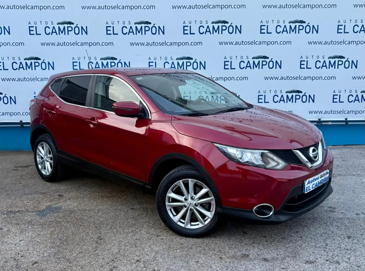 Nissan Qashqai 1.5dCi Acenta 4x2 Paars - 2