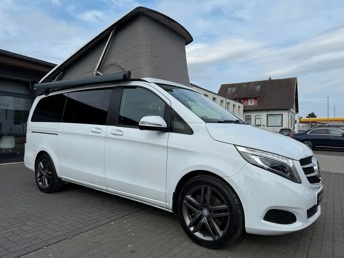 Mercedes-Benz V 250 Marco Polo KÜCHE/LEDER/AHK/DISTRONIC/DUSCHE Wit - 1