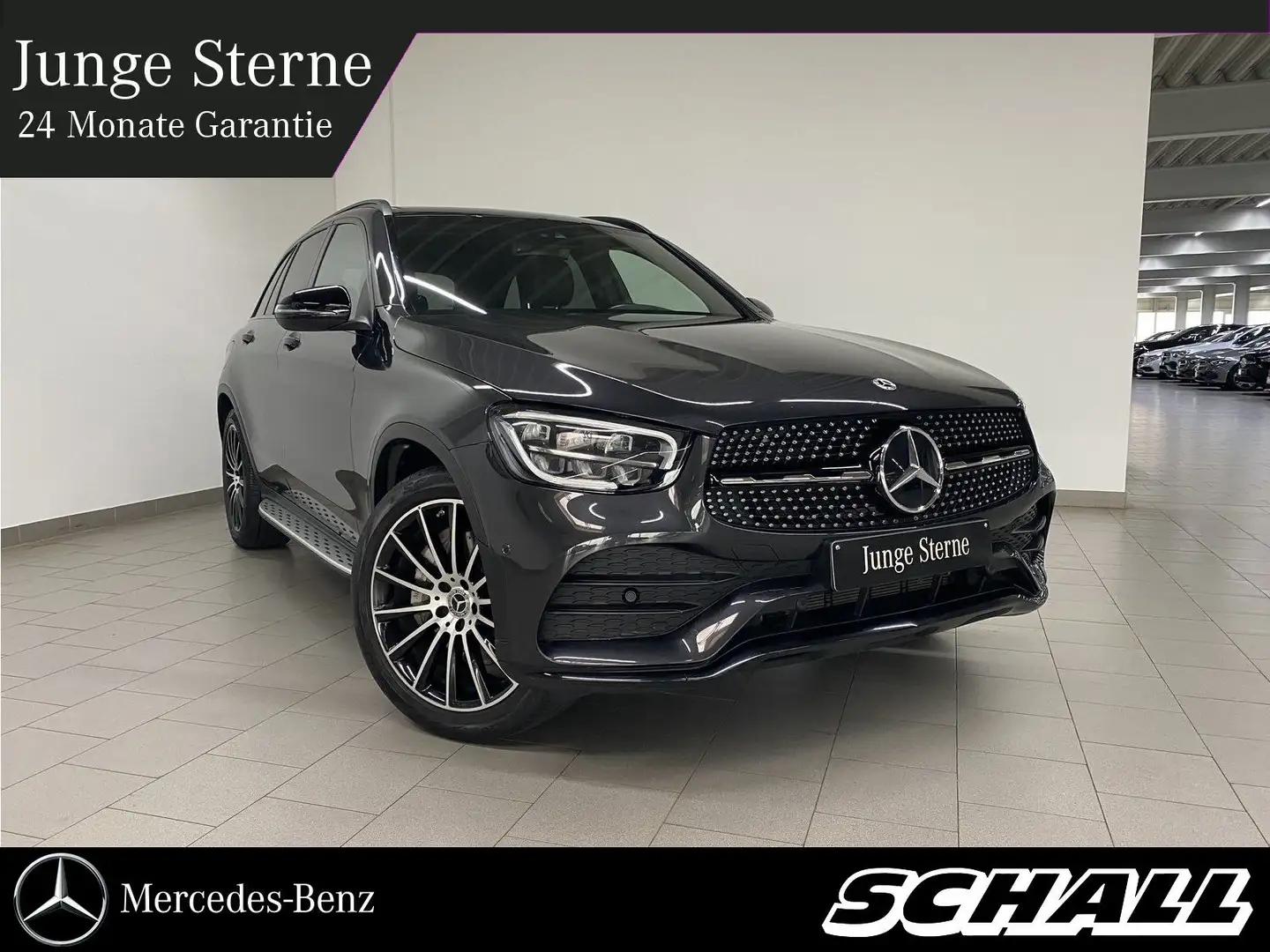 Mercedes-Benz GLC 200 4M AMG NIGHT+DISTR+PANO+LED+NAV+KAM+20" Gris - 1