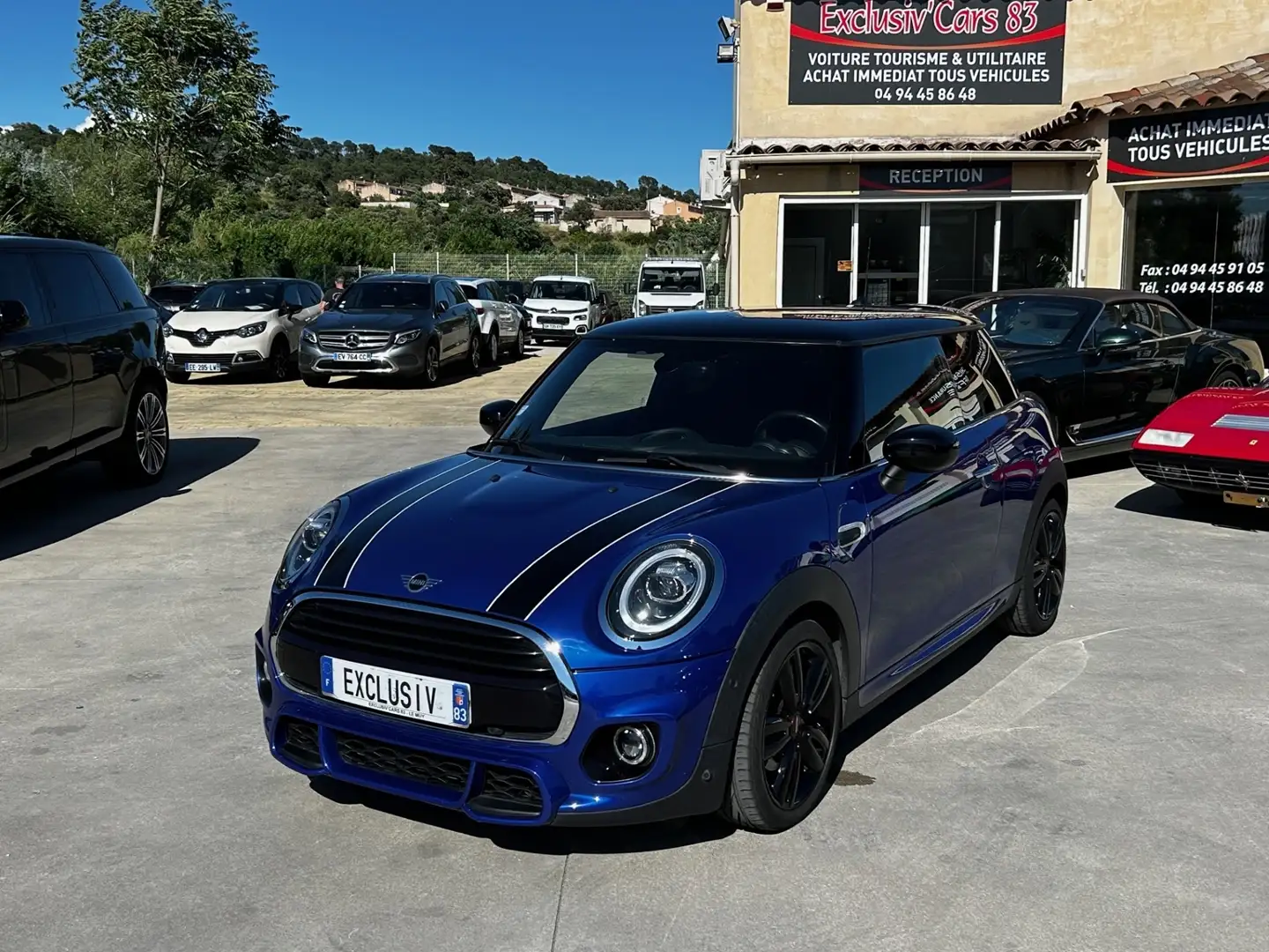 MINI John Cooper Works COOPER 136CH  JOHN COOPER WORKS BVA7 Bleu - 1