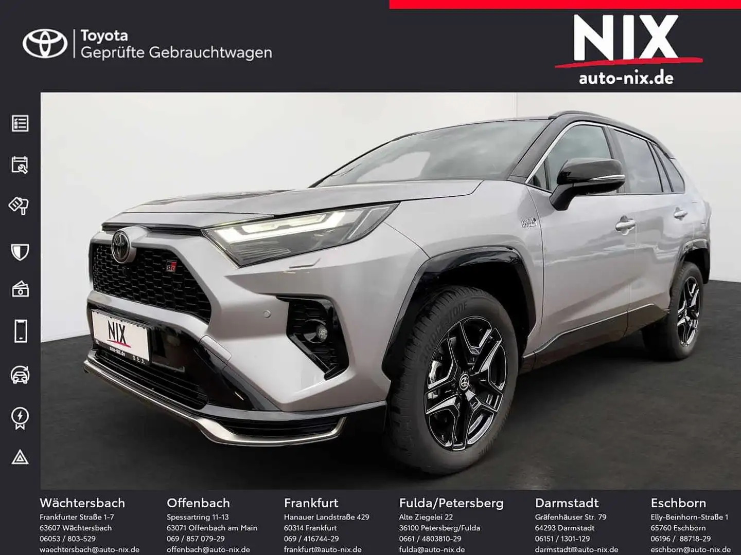 Toyota RAV 4 RAV4 Plug-in-Hybrid GR SPORT srebrna - 1