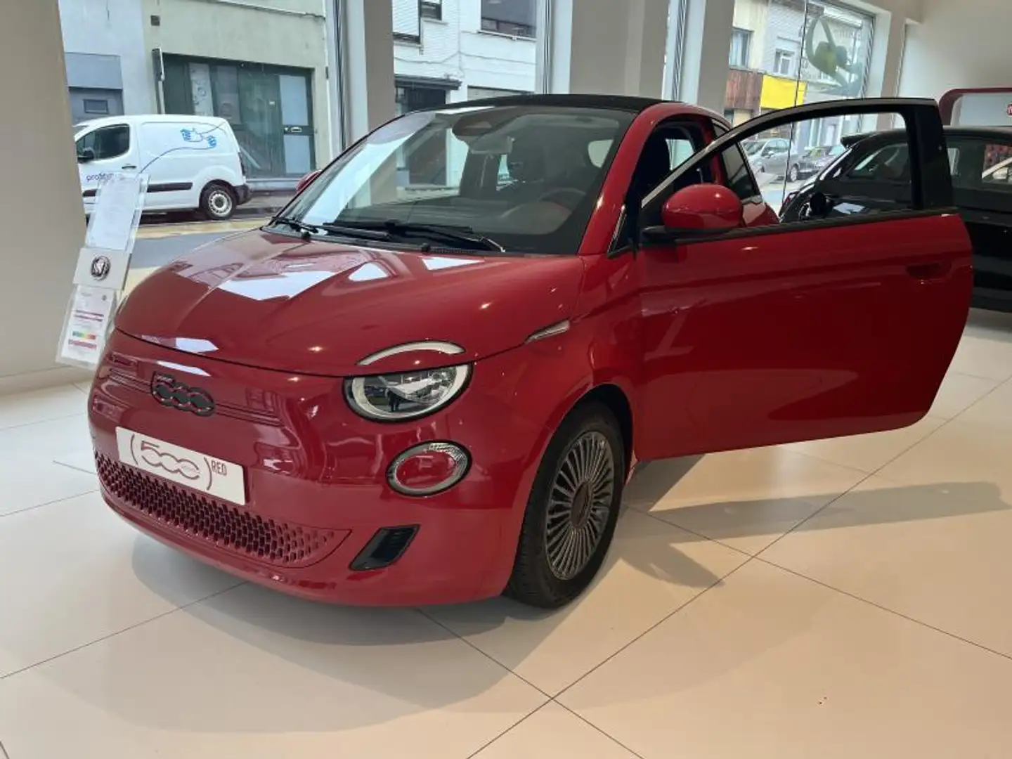 Fiat 500 electric RED Rouge - 1