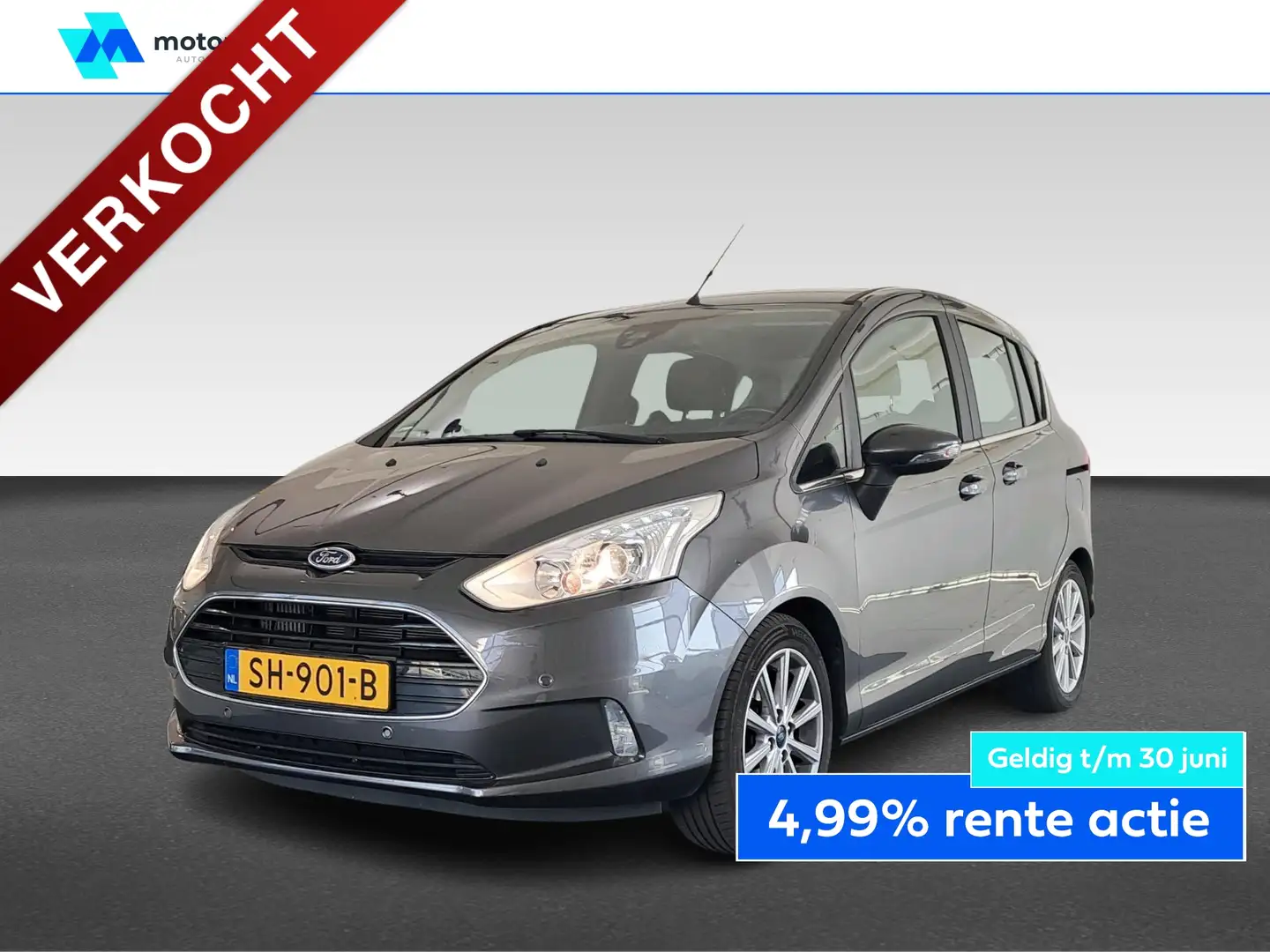 Ford B-Max 1.0 EcoBoost 100PK Titanium / Navigatie / Camera Grau - 1