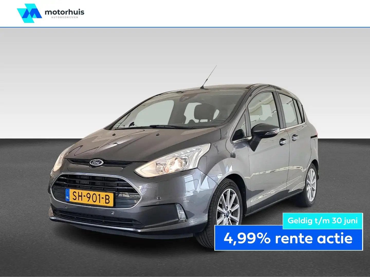 Ford B-Max 1.0 EcoBoost 100PK Titanium / Navigatie / Camera Gris - 1