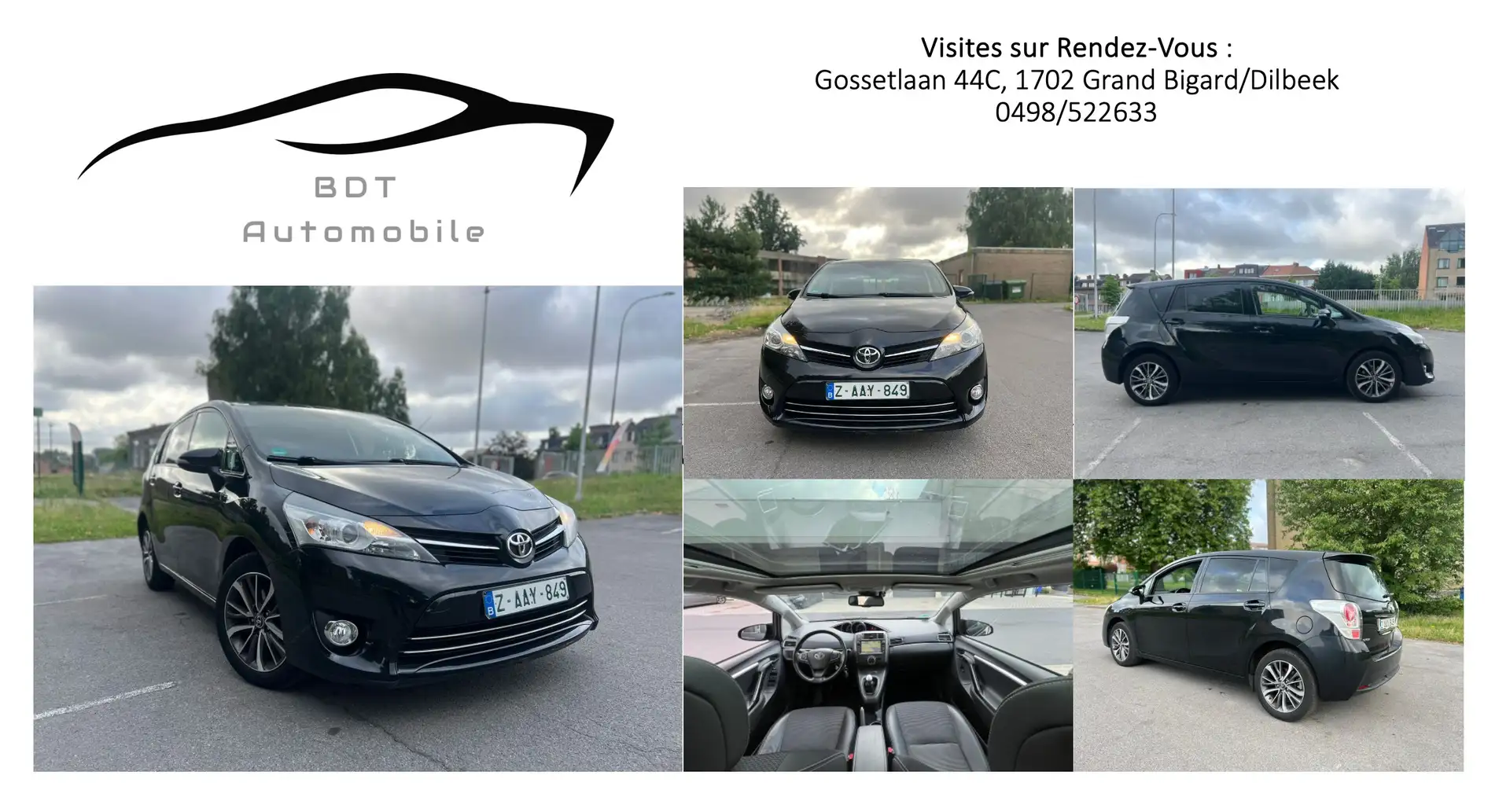 Toyota Verso 1.8i Skyview 7pl. GPS Caméra Clim Auto 1er Prop - 1