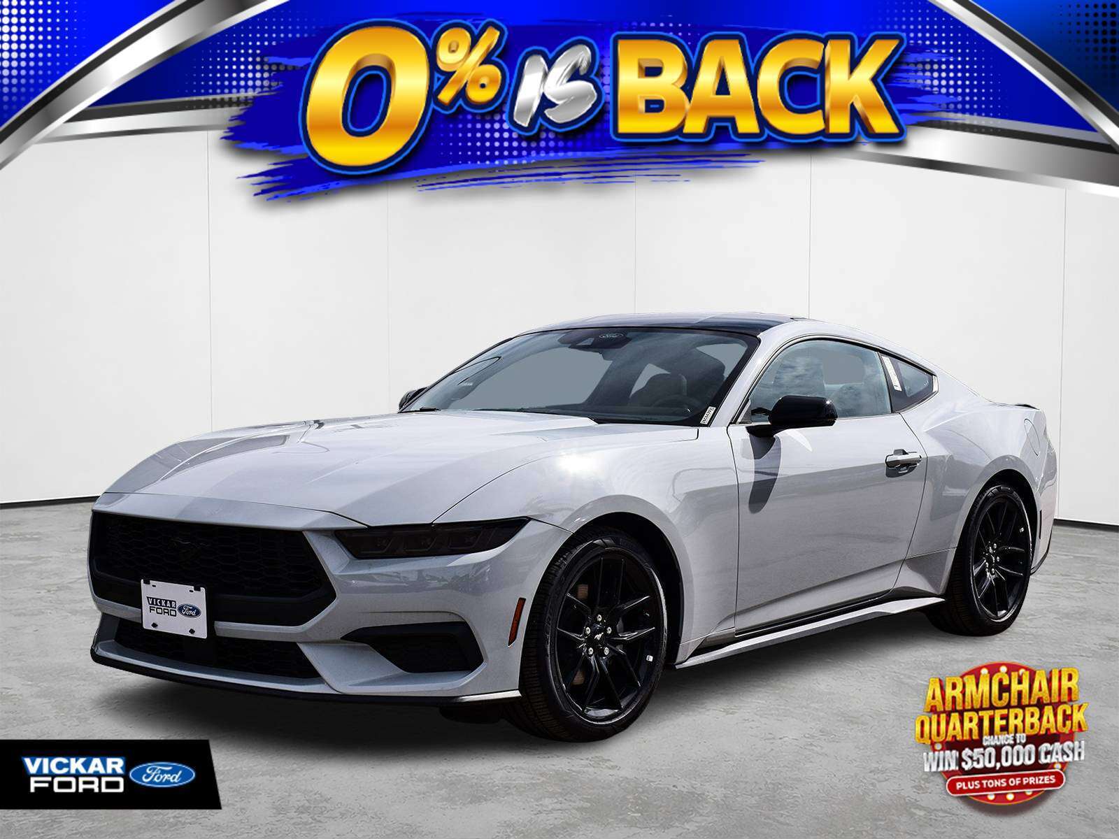 Gray 2026 Ford Mustang Coupe Rear-Wheel Drive Automatic
