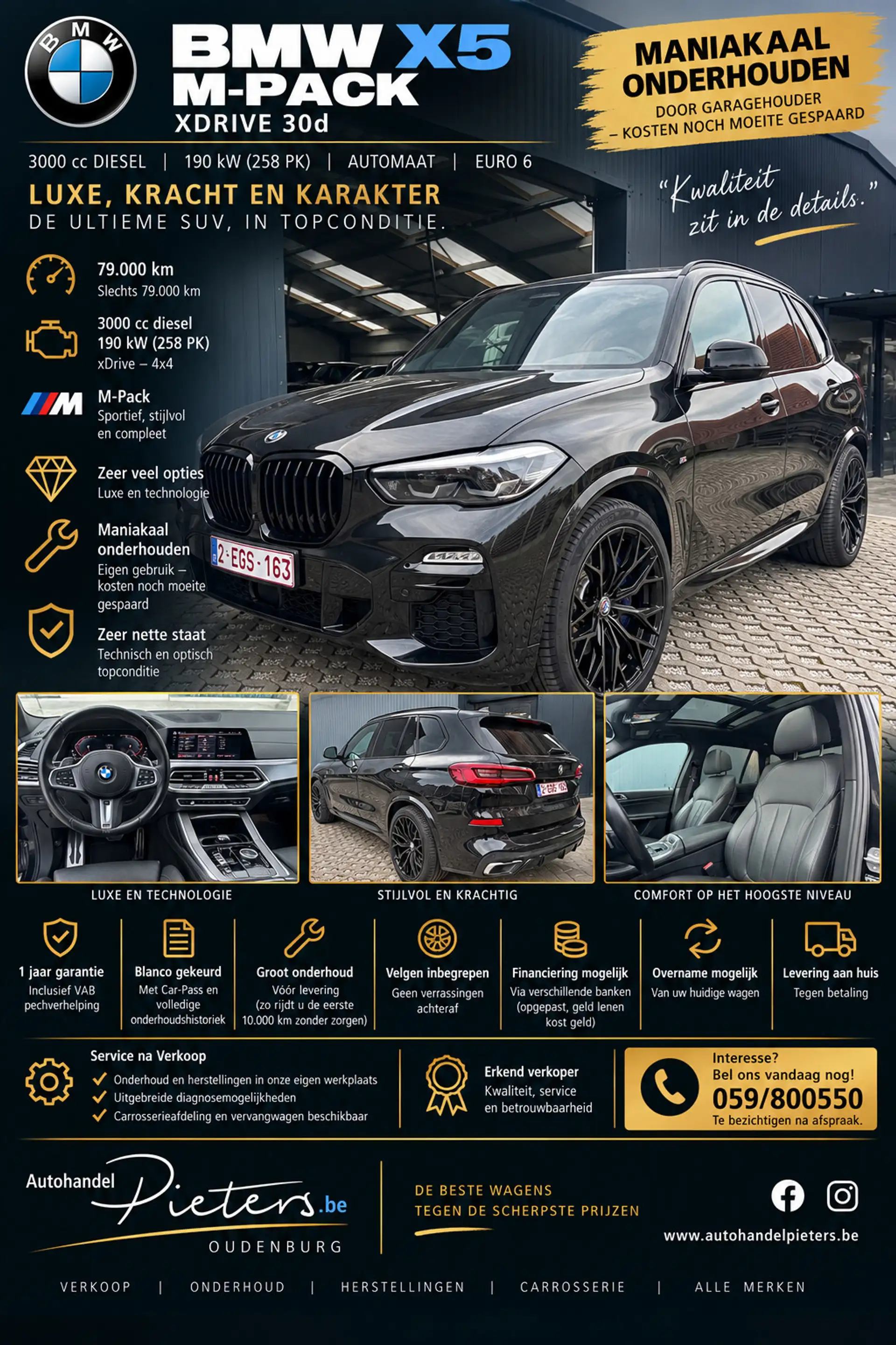 BMW X5 3.0 Diesel - M-Pack - Nieuwstaat