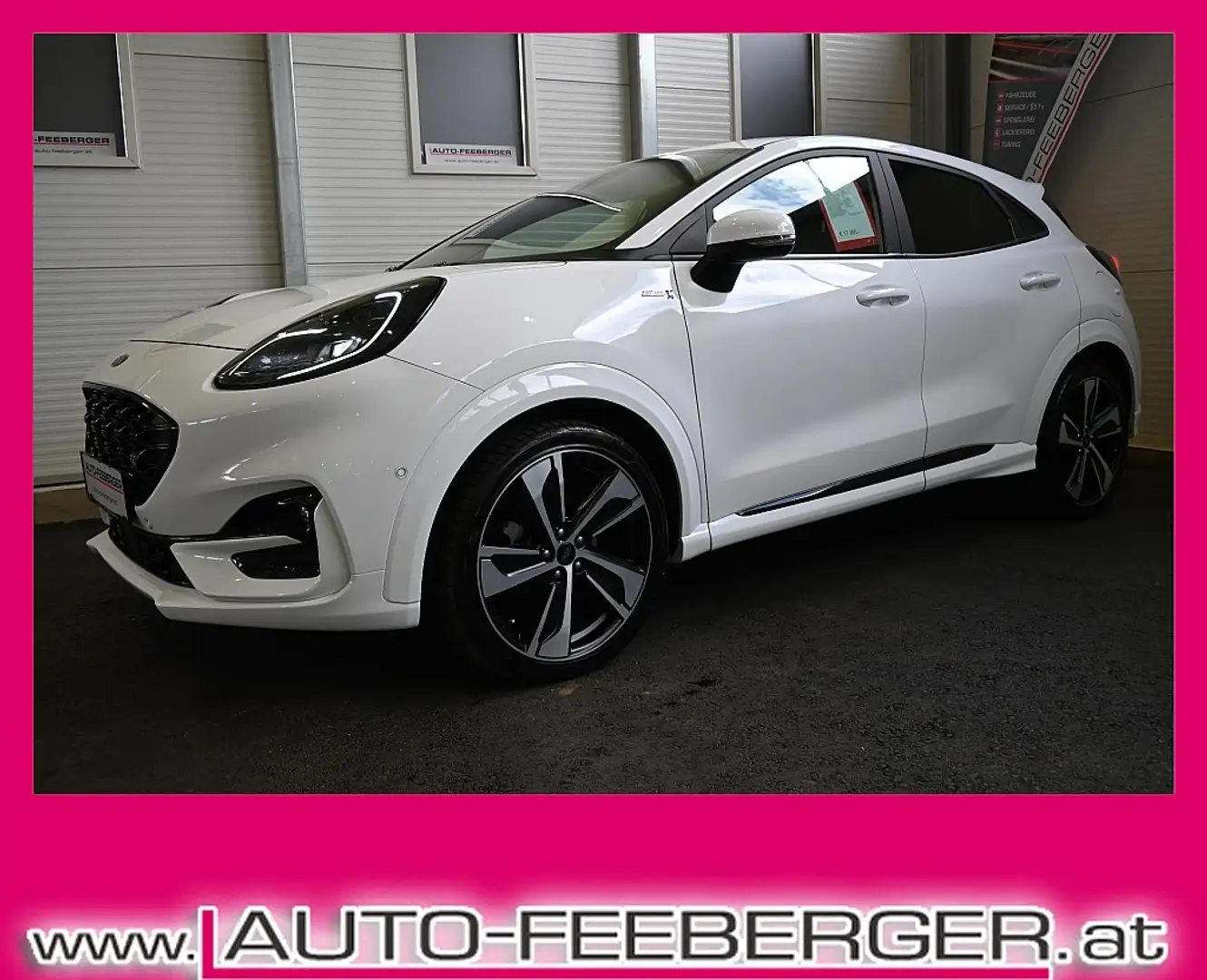 Ford Puma 1,0 EcoBoost ST-Line X Aut. LED,Navi,AHK Weiß - 1