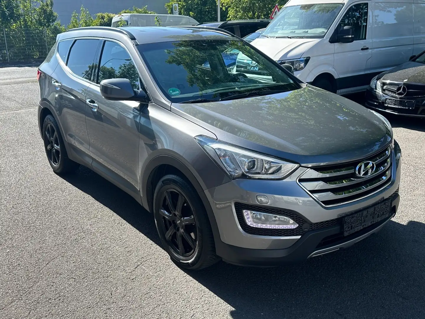 Hyundai SANTA FE Style 4WD~AUTOMATIK~RFK~XENON~LEDER~EU5 Argent - 1