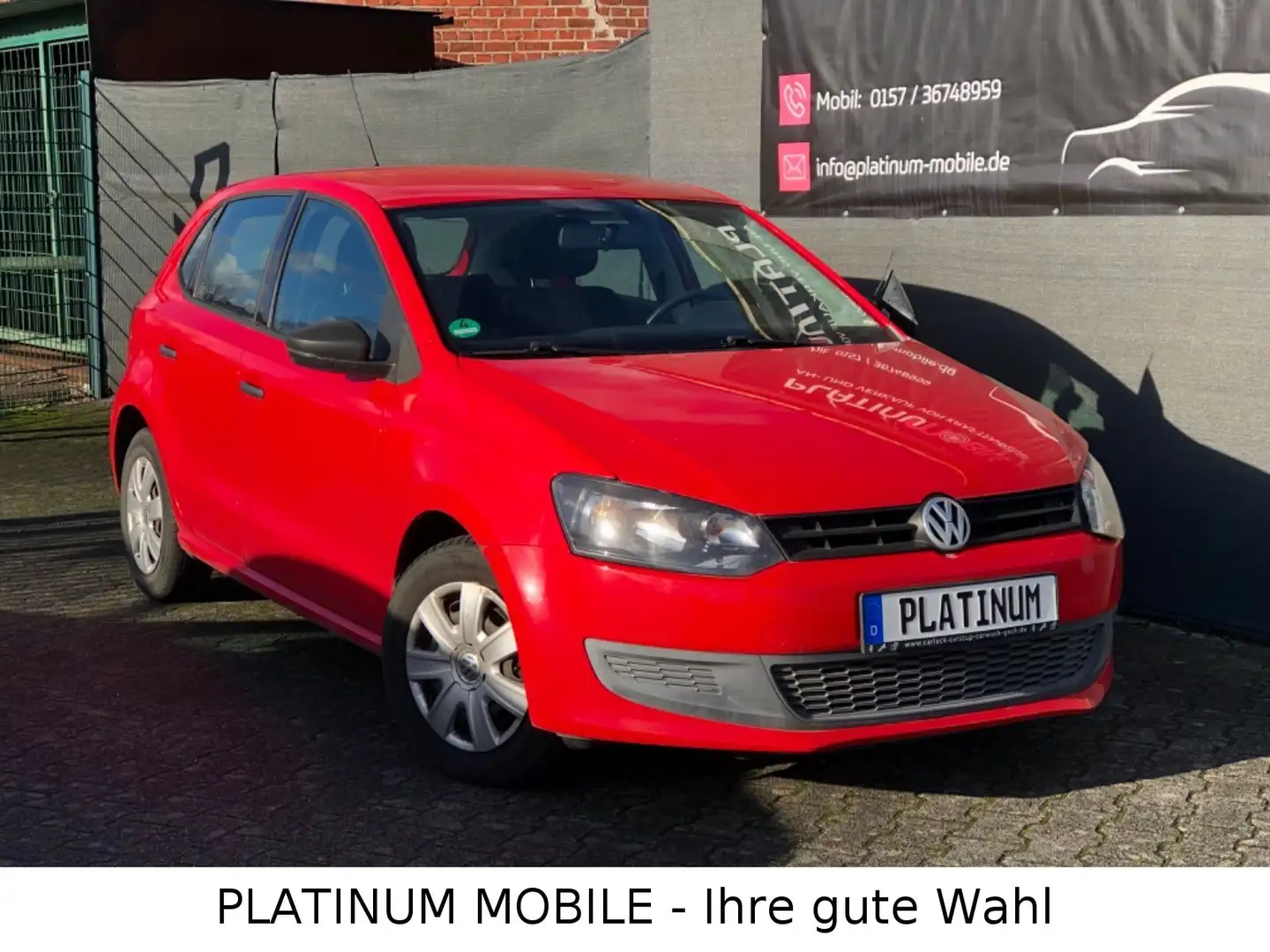 Volkswagen Polo 6R 1.2 Benzin *Klima* 1.Hand | erst 94 TKm Rot - 2