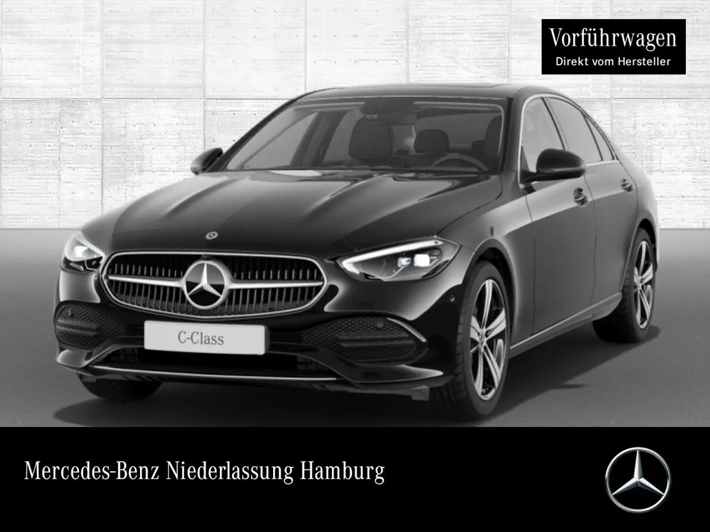 Mercedes-Benz C 180 AVANTG+360+LED+TOTW+KEYLESS+9G Schwarz - 1