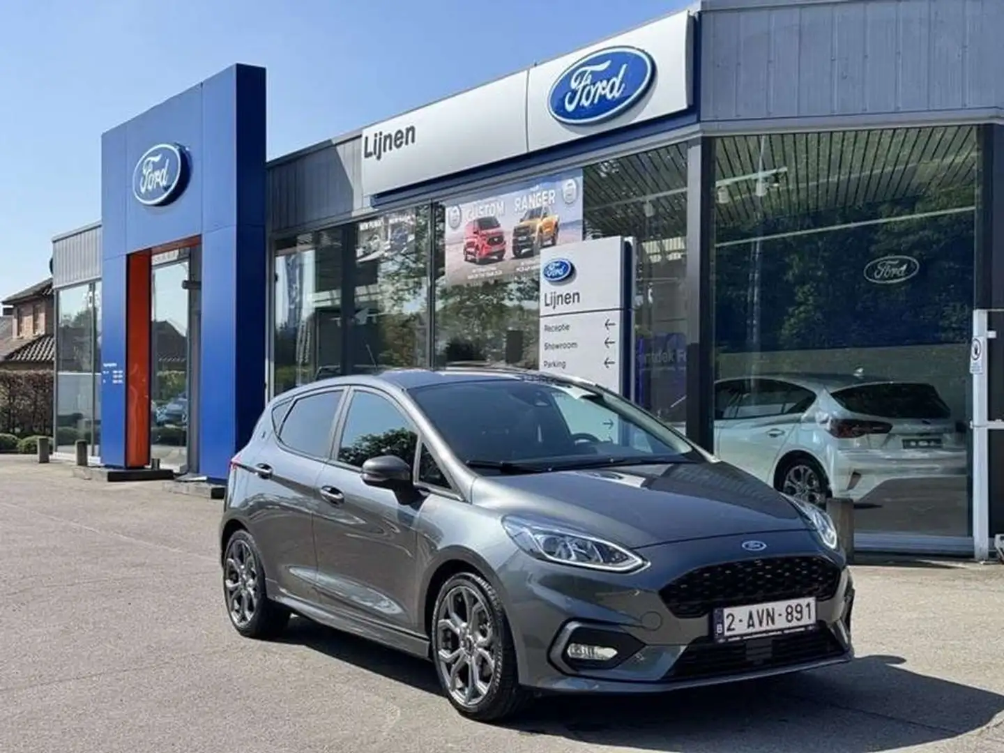Ford Fiesta EcoBoost mHEV ST-Line 125pk Grijs - 1