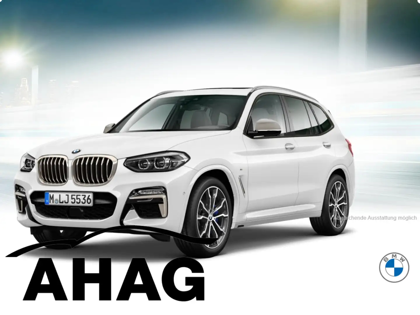 BMW X3 M40i *Innovationspaket*AHK*Glasdach* Wit - 2
