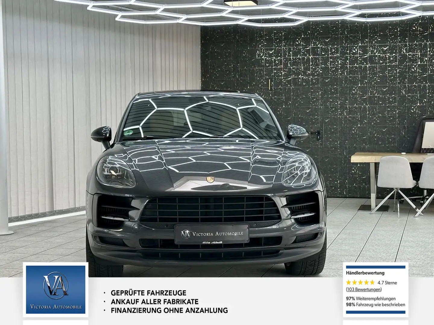 Porsche Macan S Vollausstattung. Panorama. Scheckheft. Unfallfre Grau - 2