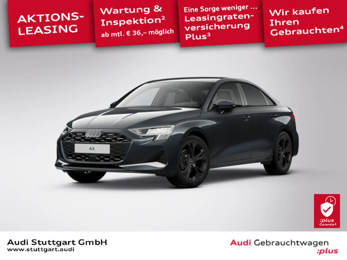 Audi A3 advanced 35 TDI S tronic Grau - 1