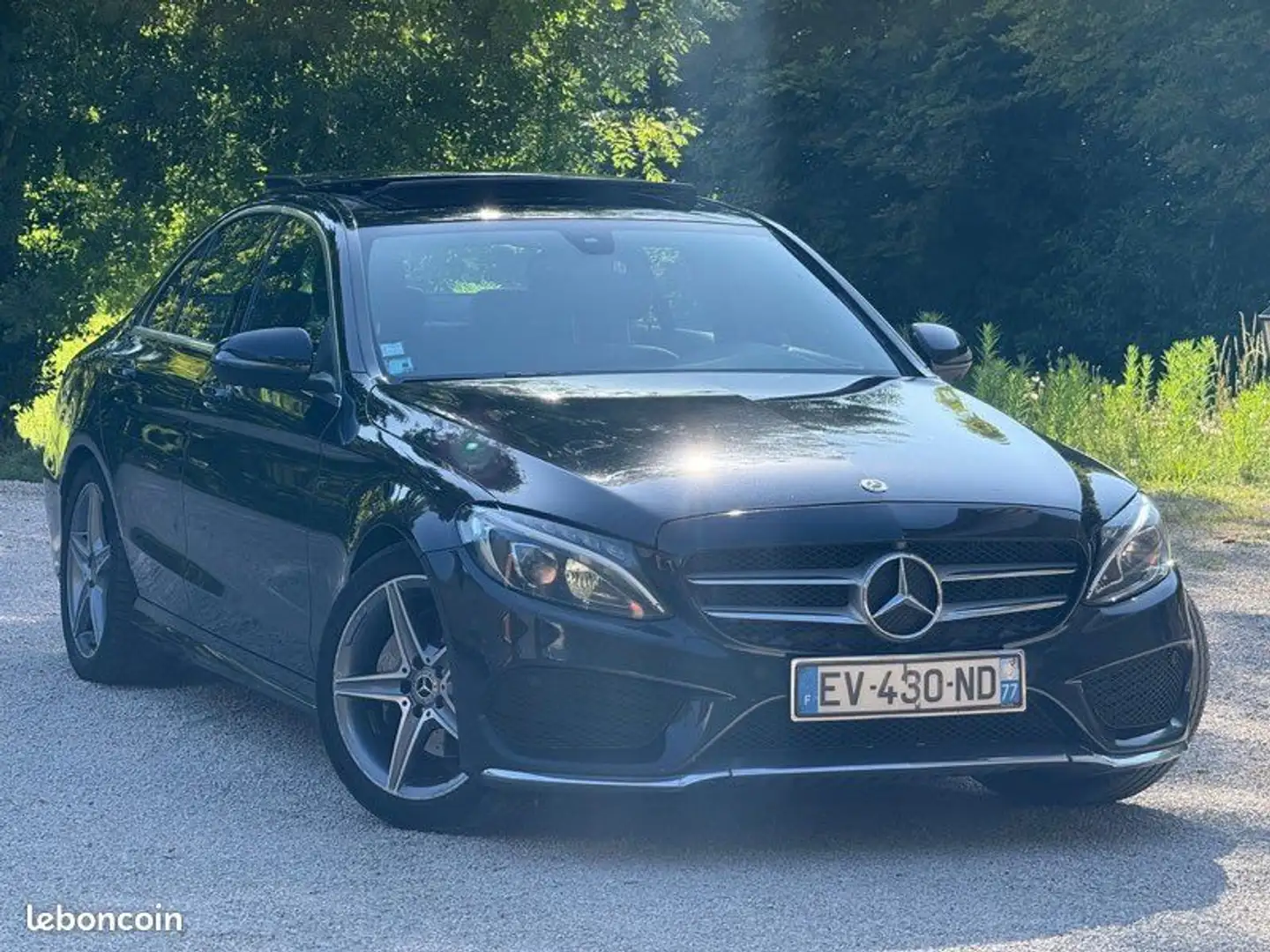 Mercedes-Benz C 220 Mercedes C220 pack Amg 2018 9G PROBLÈME TURBO Noir - 2
