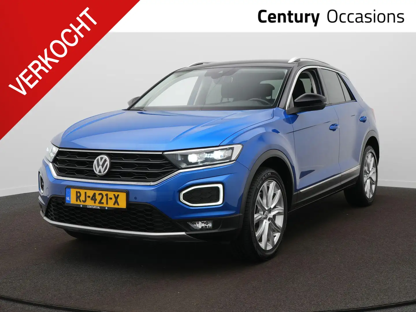 Volkswagen T-Roc 1.0 TSI Style Clima / Virtual / Led Blauw - 1