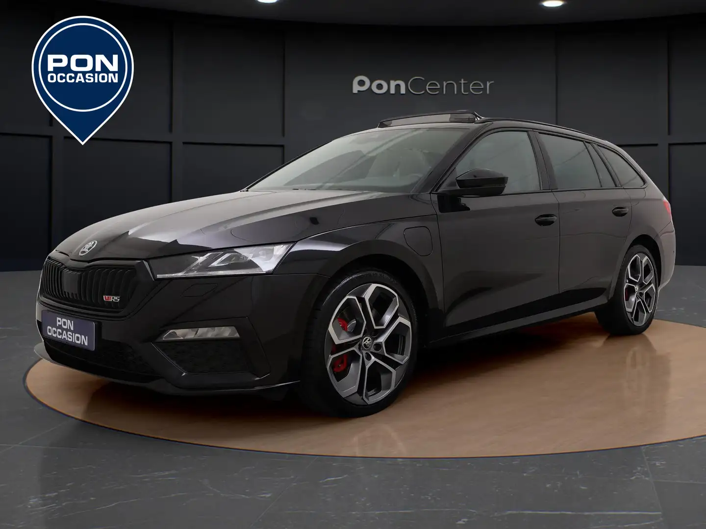 Skoda Octavia Combi 1.4 TSI 245 PK DSG RS iV PHEV Business | Pan Zwart - 1