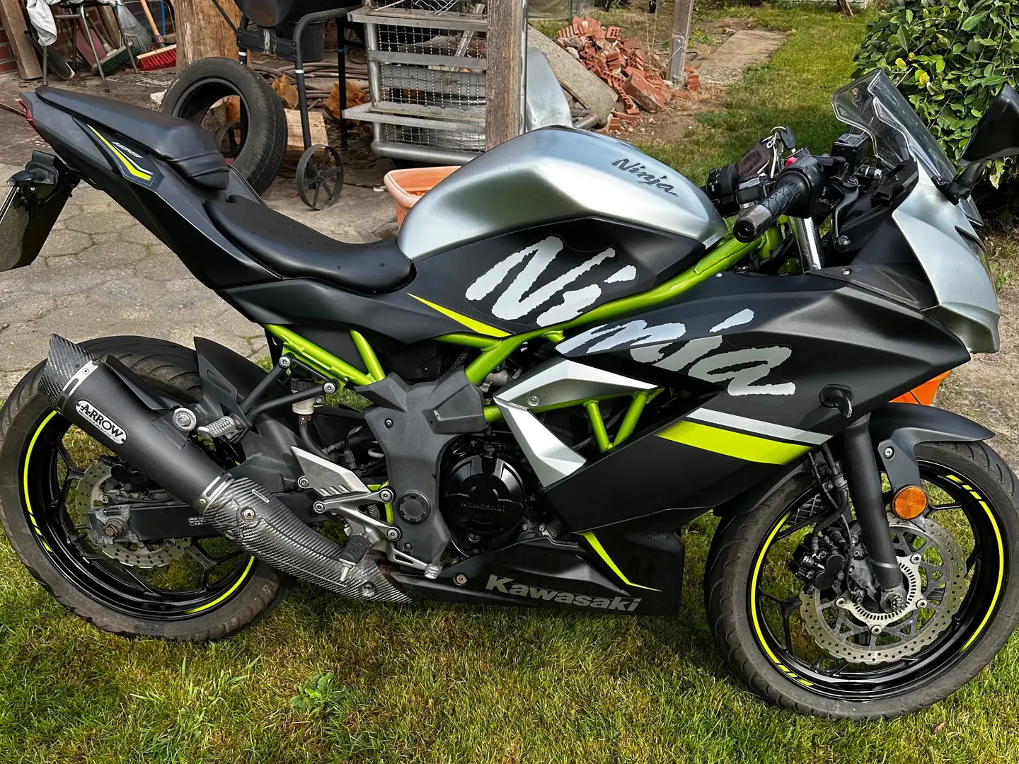 Kawasaki Ninja 125 Argent - 1