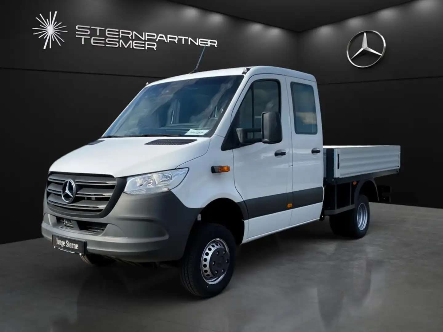 Mercedes-Benz Sprinter 519 CDI 4x4 Pritsche ALLRAD+3,5T-AHK+ Blanc - 1