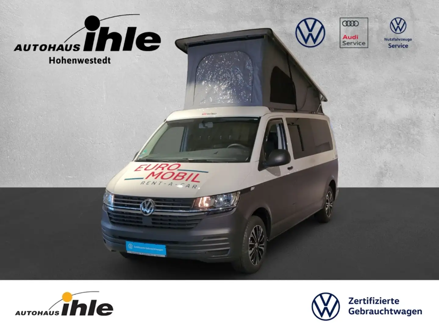 Volkswagen T6.1 California Nordvan 2,0 TDI STANDHEIZ.+AUFSTELLDACH+DAB+ Weiß - 1