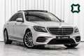 Mercedes-Benz S 400 d Long 4Matic AMG Line Massage Pano Burmester HUD Plateado - thumbnail 1