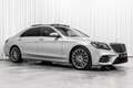Mercedes-Benz S 400 d Long 4Matic AMG Line Massage Pano Burmester HUD Plateado - thumbnail 6
