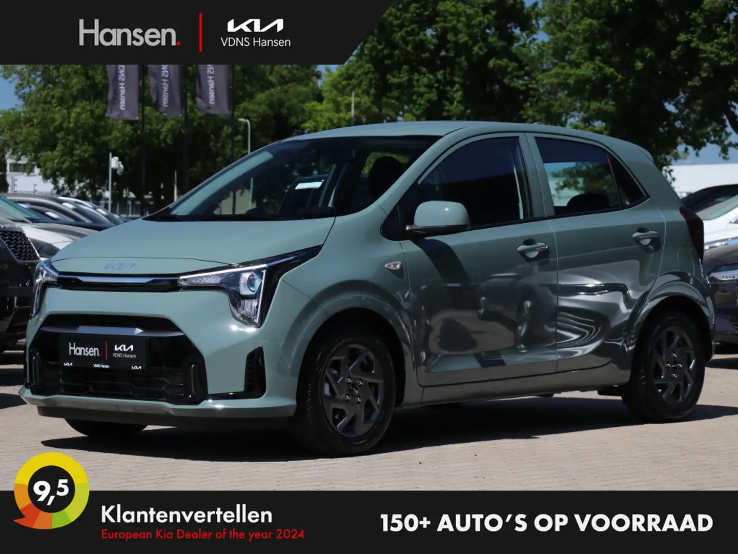 Kia Picanto 1.0 DPI DynamicLine 14" LM I Snel leverbaar Grün - 1