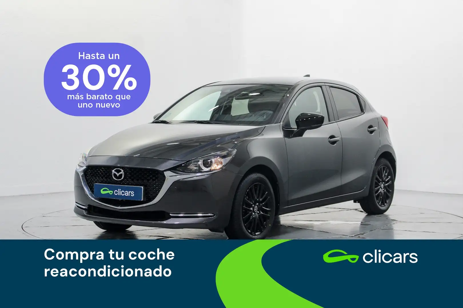 Mazda 2 1.5 e-Skyactiv-g Homura pantalla 8´´ 66kW Gris - 1