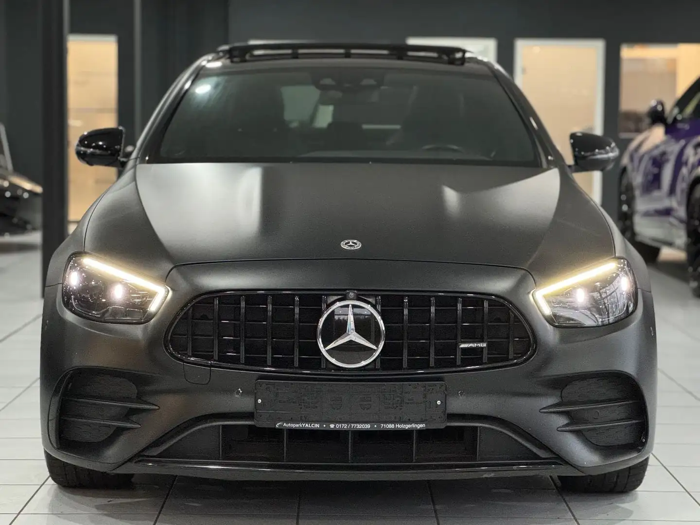 Mercedes-Benz E 400 d 4M *AMG-LINE*PANO*MMRY*MBEAM*360°*MATT* Blanc - 2