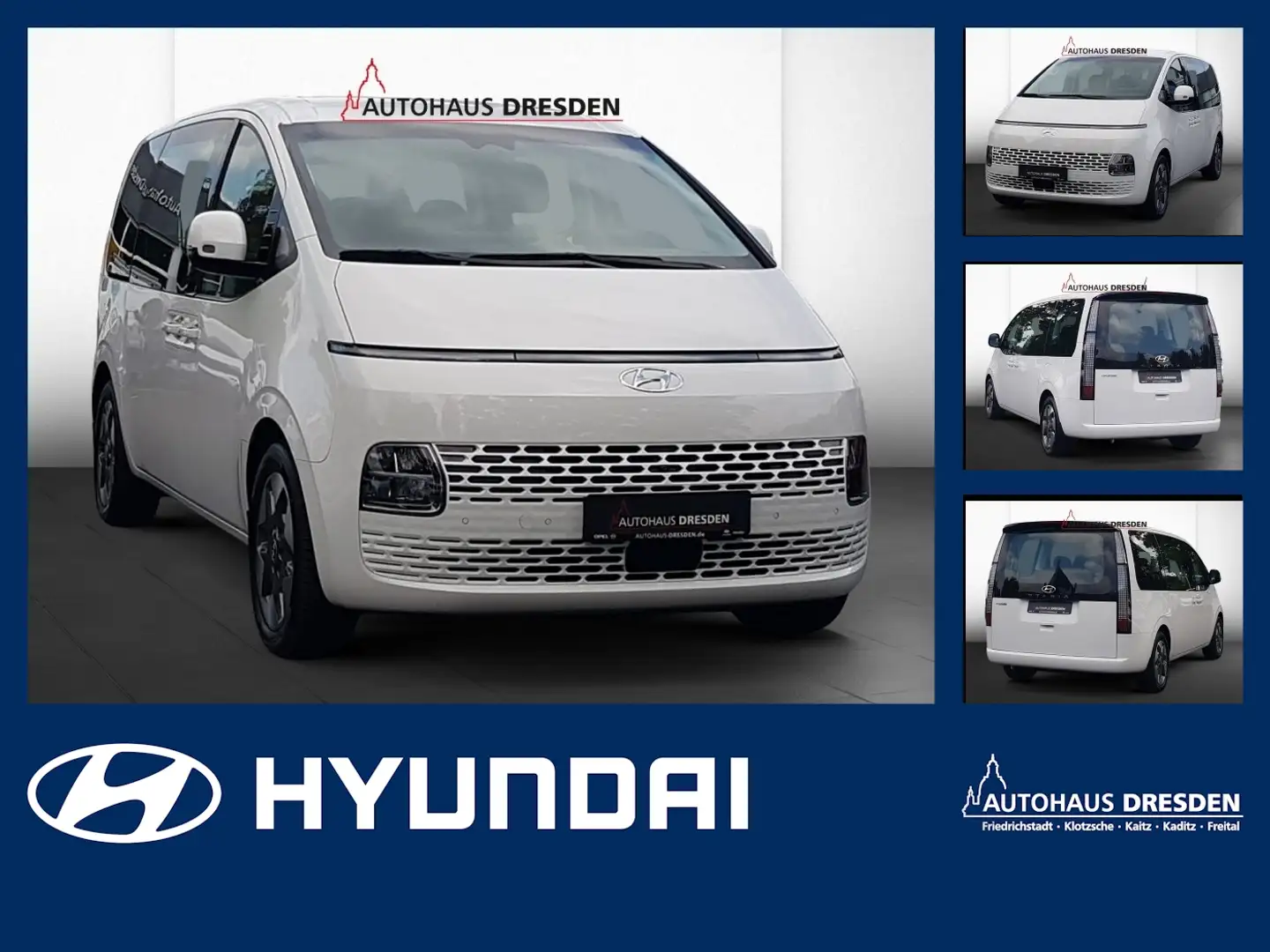 Hyundai STARIA 2.2 CRDi 2WD Trend *9-Sitze* ACC White - 1